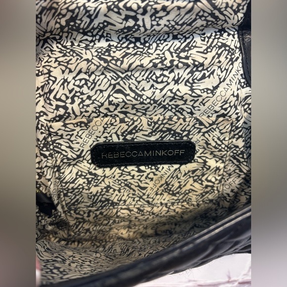 REBECCA MINKOFF Quilted Mini Affair Crossbody Bag in black - Picture 4 of 8